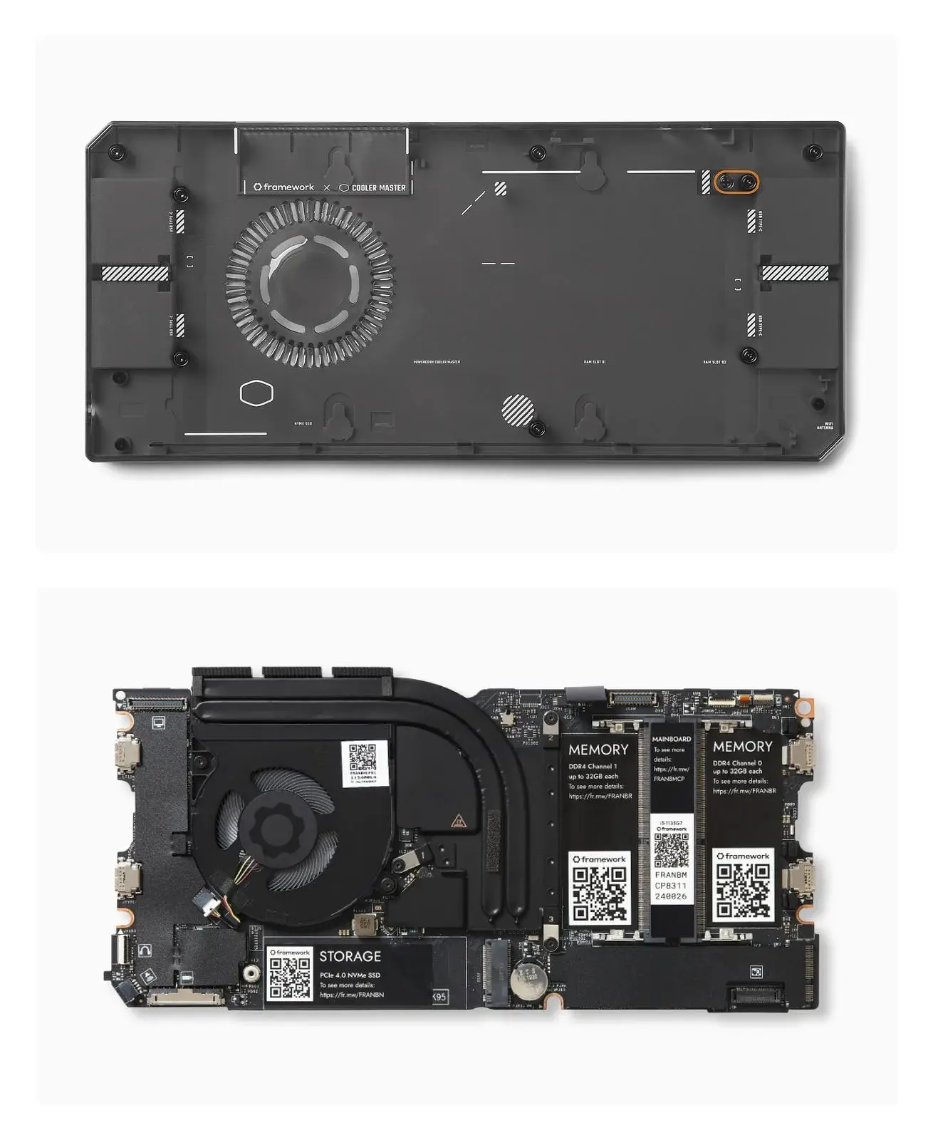 Framework Laptop 13 Cooler Master Mainboard Case and Mainboard (11th Gen Intel® Core™) Kit