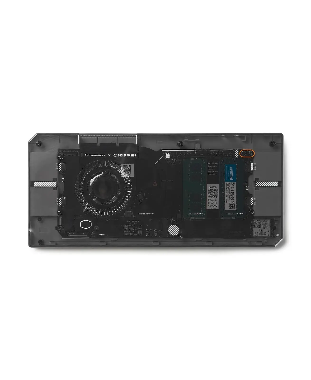Framework Laptop 13 Cooler Master Mainboard Case