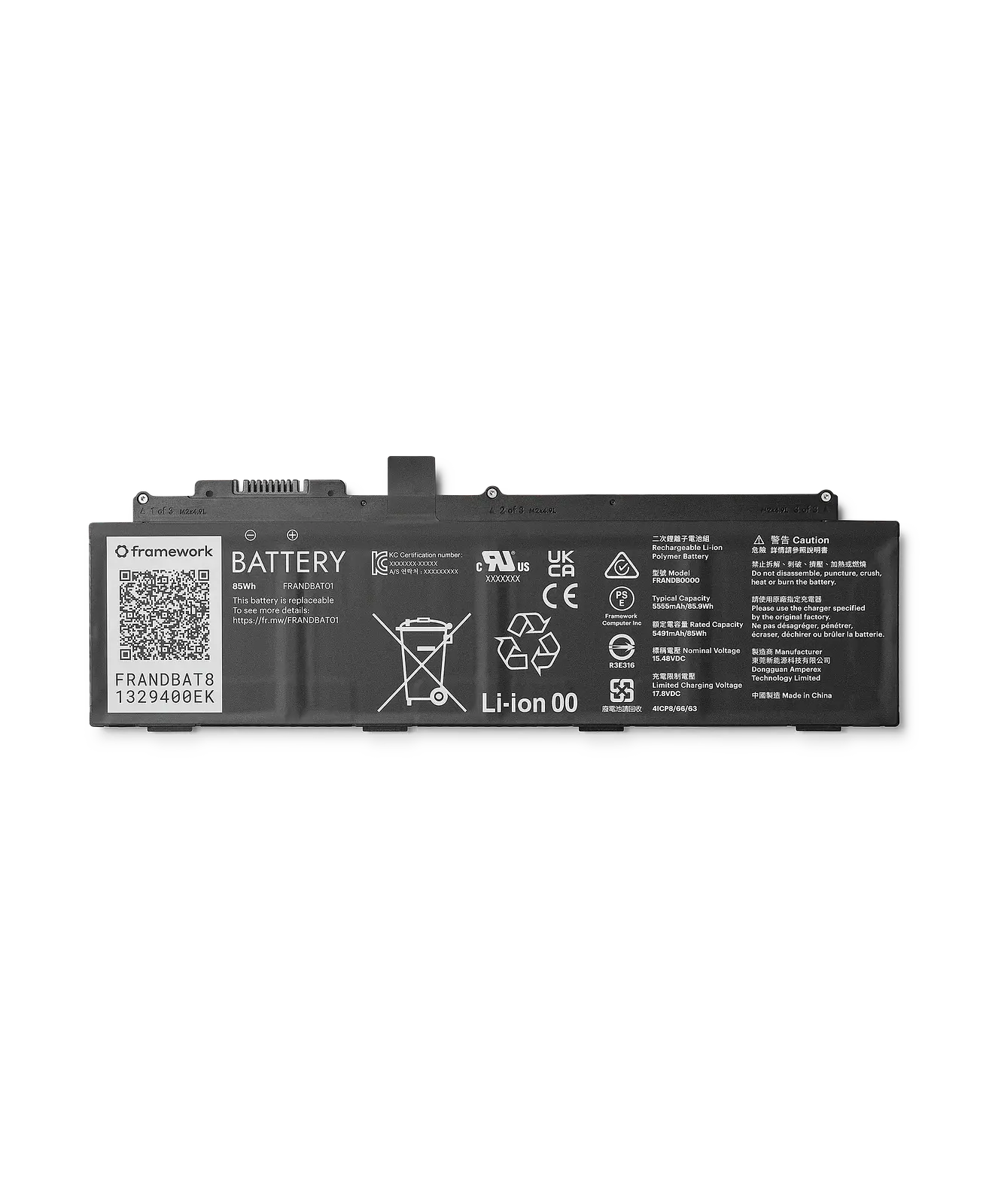 Framework Laptop 16 Battery - 85Wh