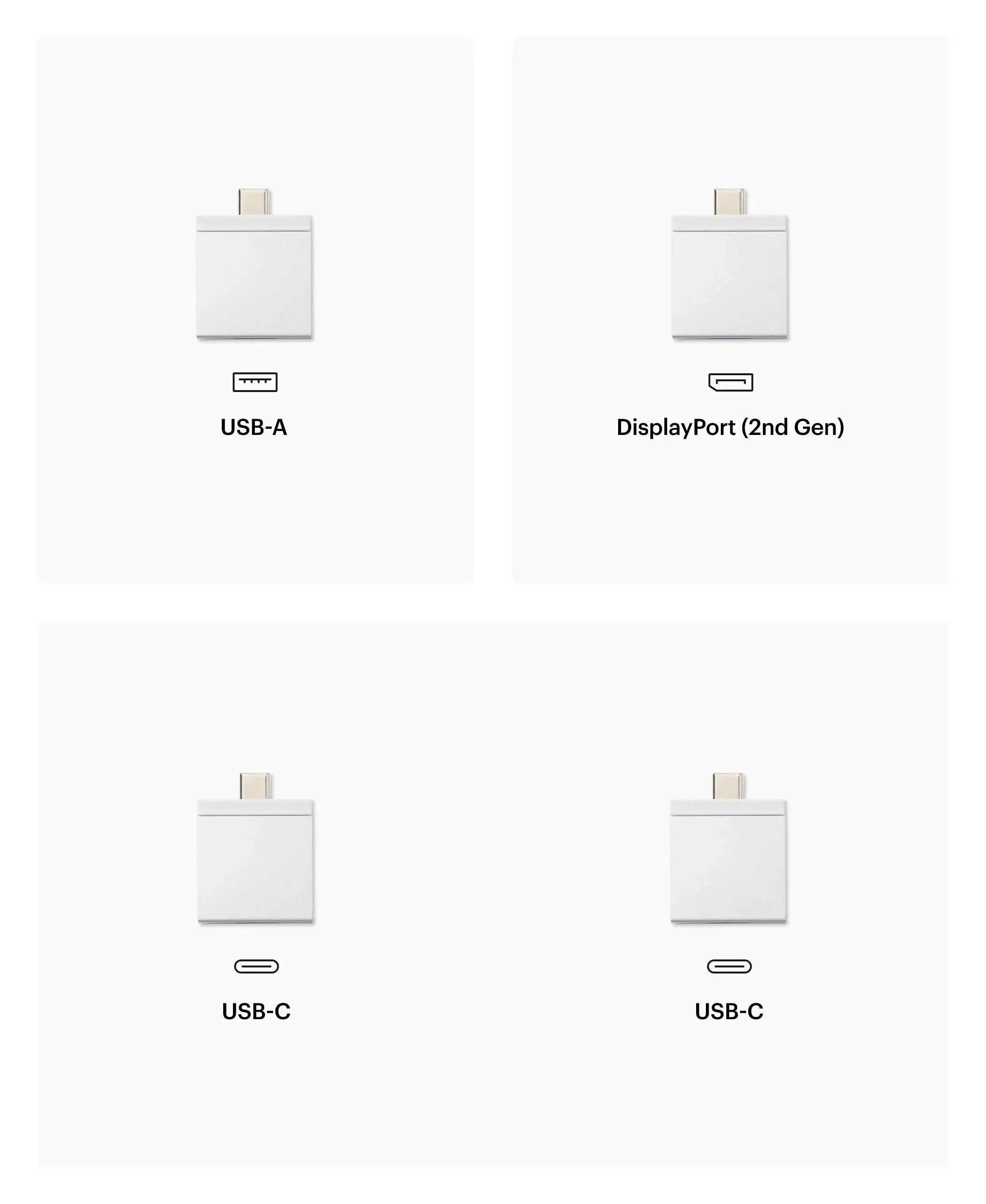 Refurbished Expansion Card Pack (2 USB-C, 1 USB-A, 1 DisplayPort (2nd Gen))