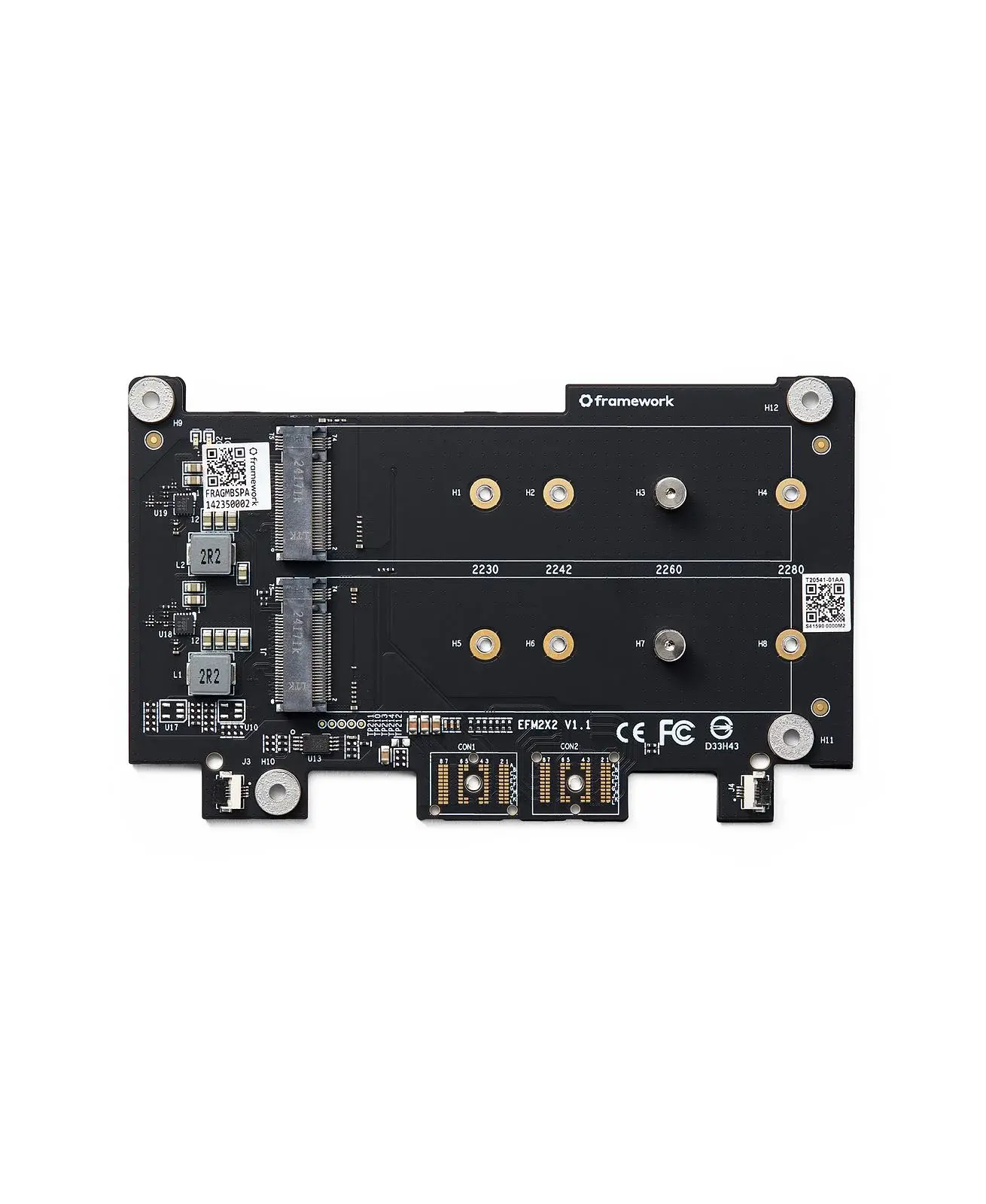 Framework Laptop 16 Expansion Bay Shell Dual M.2 Adapter