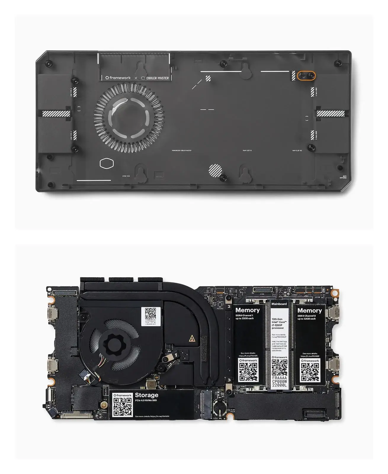 Framework Laptop 13 Cooler Master Mainboard Case and Mainboard (12th Gen Intel® Core™) Kit