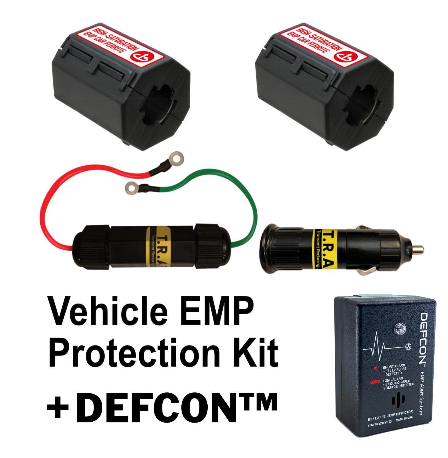 DEFCON™ EMP Alert System + Vehicle EMP Protection Kit
