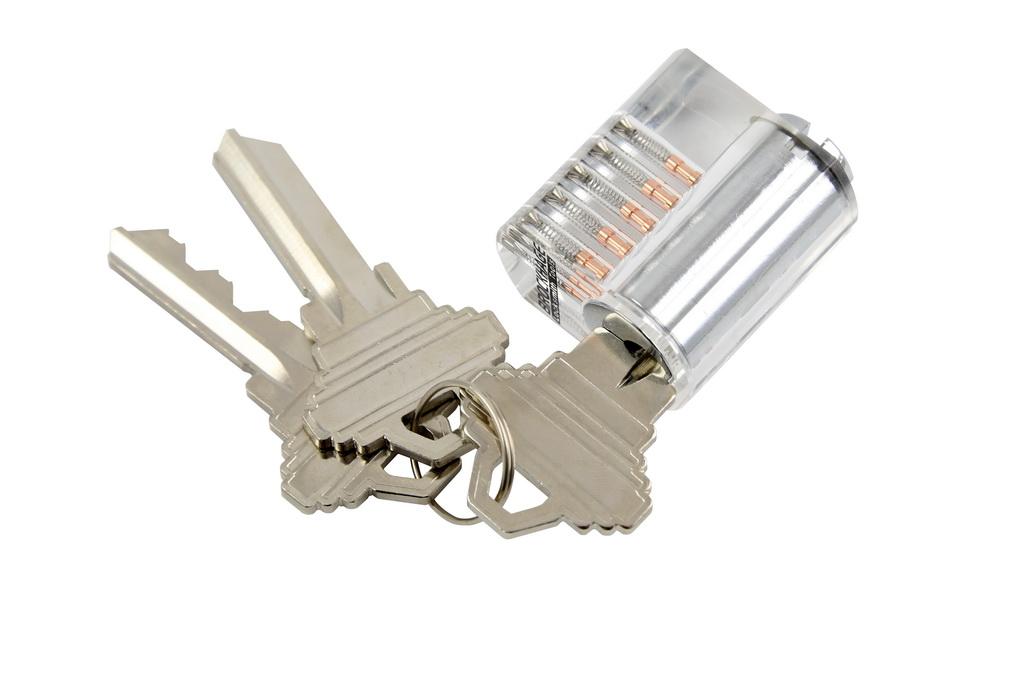 Clear Practice Lock 5 Pin