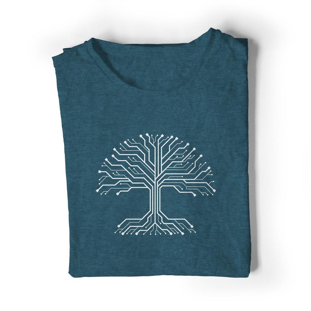 Digital Tree Roots Unisex T-Shirt